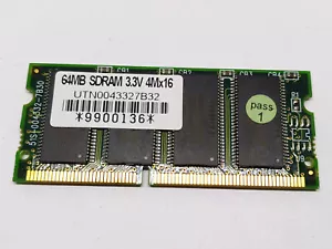 VINTAGE NEC UTN0043327B32 PC100 64MB SDRAM 100MHz SODIMM SD RAM MODULE - Picture 1 of 2