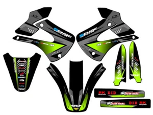 2001-2013 w/ UFO FENDERS KX 100 SURGE Black Senge Graphics Kit Compatible with - Picture 1 of 10