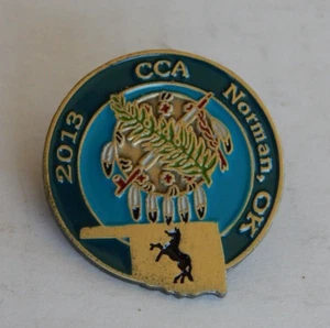 2013 Colt Collectors Association Norman OK Pinback 1 1/8" wide NIP - Picture 1 of 3