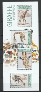 Botswana 2020 Fauna, Animals, Giraffes MNH Sheet - Picture 1 of 1