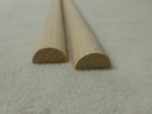 1Stk in 100cm Buche Halbrundleiste Buche 10x20mm Holzleisten Halbrund - Bild 1 von 1