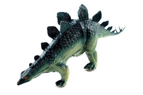 Vintage Imperial Stegosaurus 1985 10" Dinosaur Green Figure Soft Vinyl Cover