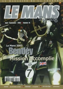 LE MANS RACING n°16 08/2003 24h du MANS 24h de SPA - Imagen 1 de 1