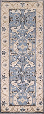 Traditional New Oushak Indian 8 ft. Runner Rug Hallway Carpet" 3x8 - Image 1 of 4