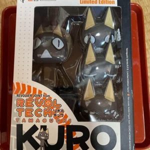 Revoltech Yamaguchi No.29 Doko Demo Issyo KURO Figure KAIYODO Japan Import - Picture 1 of 3