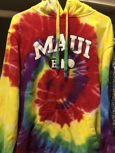 Maui Hawaii Sudadera con Capucha 2XL Tye Dye Pull Over Gildan Hombres Mujeres Adultos - Imagen 1 de 4