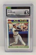 1991 Topps BOBBY BONILLA #403 National League All Star CSG Graded NM 8.5