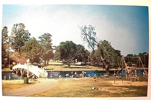 Childrens Playground Municipal Park Salisbury MD Postcard - Picture 1 of 2