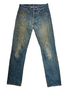Vintage 1980s 501XX Men's Levis Jeans Size Button Fly Made in USA 32x36 #546 - Picture 1 of 18