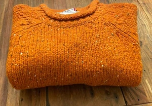 Irischer Pullover 100% Merino-Tweedwolle Unisex super soft Gr. M - Bild 1 von 5