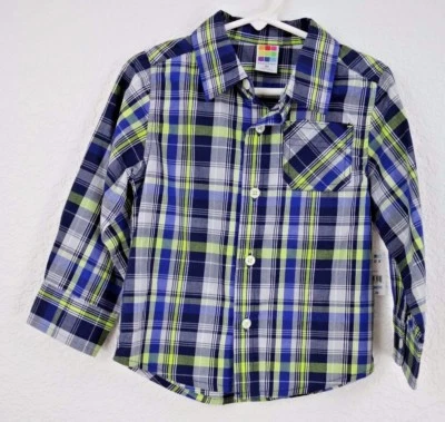 NEW Healthtex Boy's Long Sleeve Shirt Size 3T - Image 1 of 3