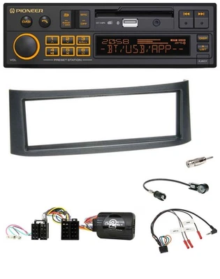 Pioneer DAB Lenkrad USB Bluetooth Autoradio für Smart ForFour W454 2004-2006 sch - Bild 1 von 4