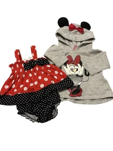 Paquete de ropa para bebé niña Disney Minnie Mouse talla 3-6 meses - Imagen 1 de 4