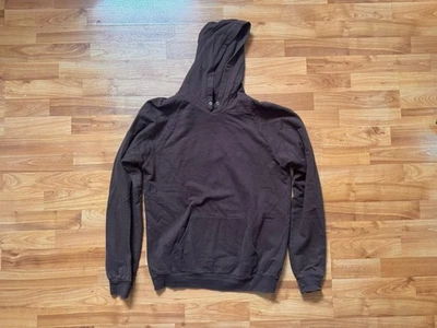 American Apparel Brown California Fleece Raglan Sweatshirt Hoodie Medium USA - Image 1 of 4