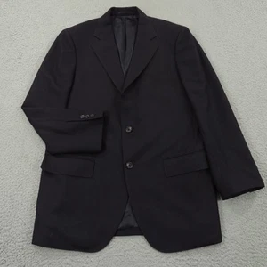 J Press Blazer Men 39R Navy Merino Wool Peppin Pressclusive 3/2 Roll Jacket Coat - Picture 1 of 22