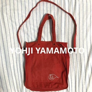 Y's x Mandarina Canvas Schultertasche burgund gesticktes Logo Rarität - Bild 1 von 11