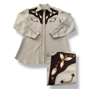 H Bar C Ranchwear Eldorado Western Cowboy Pearl Snap Embroidered Shirt - Bild 1 von 12