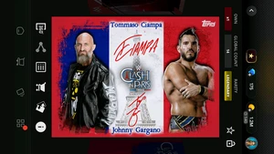 Ciampa / Johnny Gargano Topps Slam Clash in Paris 25 LE Red Dual Sig. DIGITAL - Picture 1 of 2
