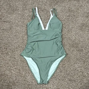 Cupshe Colorblock Strappy Cutout One-Piece Swimsuit Women's Size Medium - Picture 1 of 8