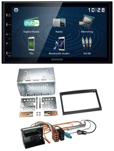 Kenwood 2DIN Bluetooth MP3 USB DAB Autoradio für Citroen Berlingo C2 C3 Jumpy Pr - Bild 1 von 7
