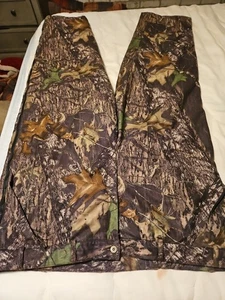 Cabelas Mossy Oak Insulated Camo Hunting Pants Sz 52x30 4XL Reg Water Retardant - Picture 1 of 15
