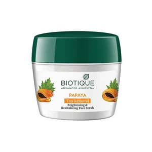 Biotique Papaya Bräunungsentfernung Aufhellendes Gesichtspeeling für alle Hauttypen 235g - Bild 1 von 8