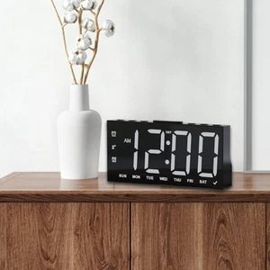 Digital Alarm Clock Creative Loud Alarm Week Display for Indoor Dorm Desktop - Picture 1 of 7