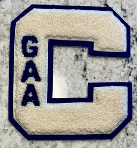 Small Vintage Letter Letterman Jacket Patch High School USA - Bild 1 von 3