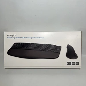 Kensington Pro Fit Ergonomics KM675 EQ TKL Wireless Keyboard & Mouse Recharge… - Picture 1 of 10