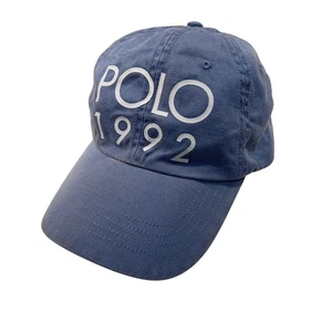 Polo Ralph Lauren Isla Azul Polo 1992 Chino Gorra de Béisbol 6 Paneles Ajustables OSFM - Imagen 1 de 14