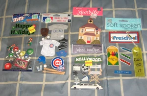 5 Brand New Scrapbooking Stickers JOLEE'S BY YOU BOUTIQUE Chicago Cubs M&Ms++ - Picture 1 of 1
