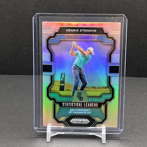 2024 Panini Prizm LIV Golf Silver Prizm No. 85 Henrik Stenson Statistical Leader - Picture 1 of 2