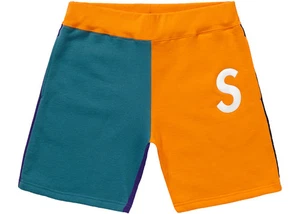 Taglia Large - Felpa Supreme S Logo Colorblocked Arancione SS19 Nuova! - Foto 1 di 3