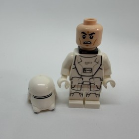 Lego Star Wars Minifigure First Order Snowtrooper Officer 75100 With Pack