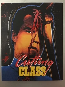 Cutting Class Blu Ray & DVD Slipcover Vinegar Syndrome Brad Pitt Slasher - Picture 1 of 2