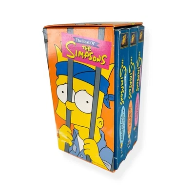 The Best of the Simpsons Boxed Set #4 (VHS, 1999, 3-Tape Set - Volume 10-12) - Image 1 of 4
