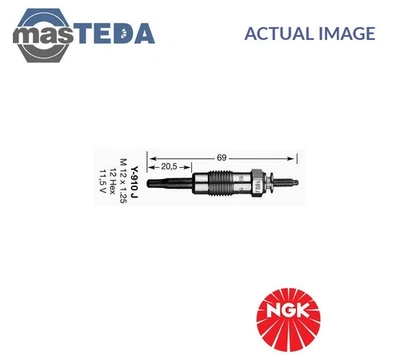 3617 ENGINE GLOW PLUG NGK FOR MAZDA 121 III 1.8 D 1.8L 44KW - Image 1 of 4