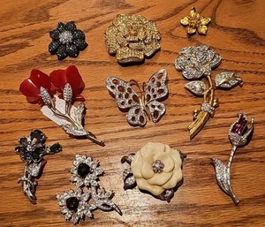 10 Stck. Designer HIGH END KJL, NOLAN MILLER FLORAL Posten für Teile oder Reparatur #15 - Bild 1 von 24
