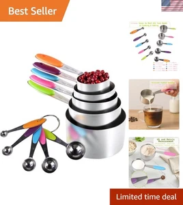 20 Stück Messbecher und Messlöffel Set Edelstahl Messbecher Set - Bild 1 von 8