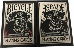 2 piezas 3SPADE GAFF MACK & BLACK TIGER Bicicleta Elusionista Cartas Truco de Magia - Imagen 1 de 8