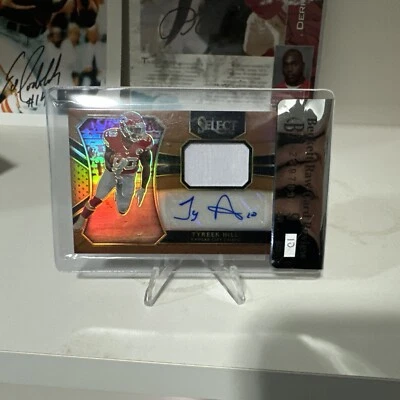 2016 Panini Select Tyreek Hill #10/49 Rookie Patch Auto.  Jersey match. BGS9/10 - Image 1 of 2