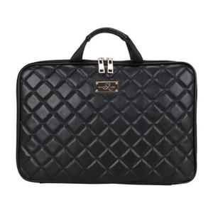 Sandy Lisa SLSTP-SLBK-15 St Tropez 14" custodia pad notebook con manico cerniera nero - Foto 1 di 6