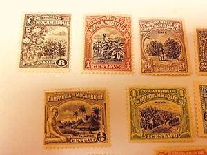 Vintage Mocambique Postage Stamps - Picture 1 of 3