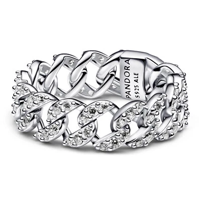 PANDORA Schmuck Kettenring für Damen Silber Pavé 193557C01 - Bild 1 von 3