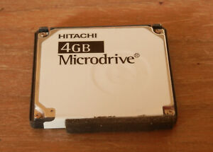4GB Hitachi CompactFlash Type II 1" Microdrive GUC LN
