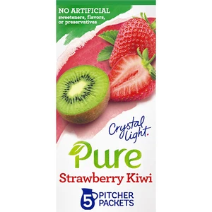 Crystal Light Pure Strawberry Kiwi Drink Mix (5 Pitcher Packets) - Picture 1 of 11