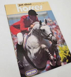 Vintage Breyer Just About Horses 1989 Prospekt Magazin Referenz BreyerFest - Bild 1 von 12