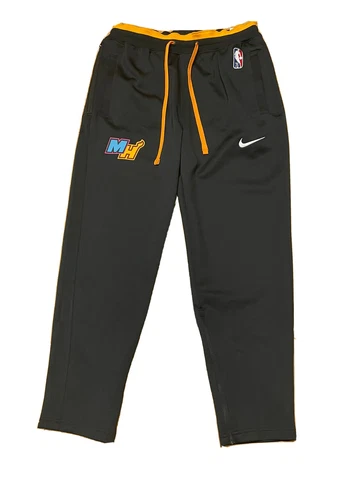 Nike Miami Heat Dri-FIT Showtime City Edition Pants Black Men’s Size Large Cover