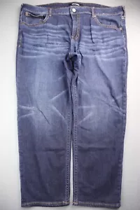 Pantalones de mezclilla Express 2019 relajados elásticos suaves algodón oscuro talla 42x30 (MSR 43x28) - Imagen 1 de 9