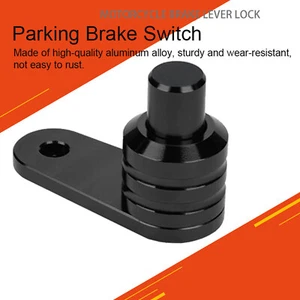 Motorcycle Brake Lever Parking Button Lock Switch For Yamaha NMAX 125 400 P4W5 - Foto 1 di 6
